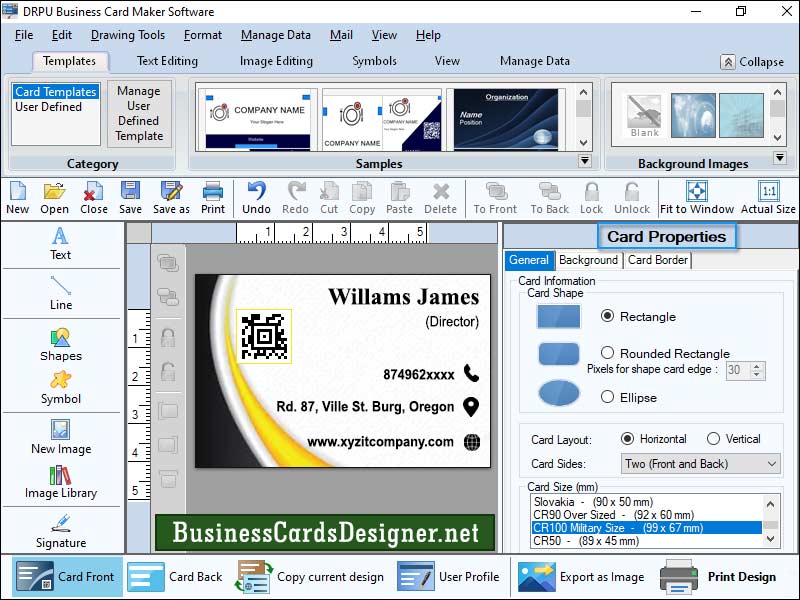 Windows 10 Business Cards Designer Downloads full